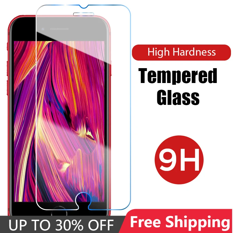 Закаленное стекло HD для iPhone 11 Pro XS Max 6 6S 7 8 Plus XR защитные пленки экрана 12 Mini SE 2020 5