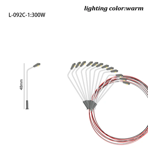 Model Model LED 3V Lampy ulicznej 3V LAMPA 3V Oświetlenie LAMPU STRONY LAKUNKI PODOBNEGO