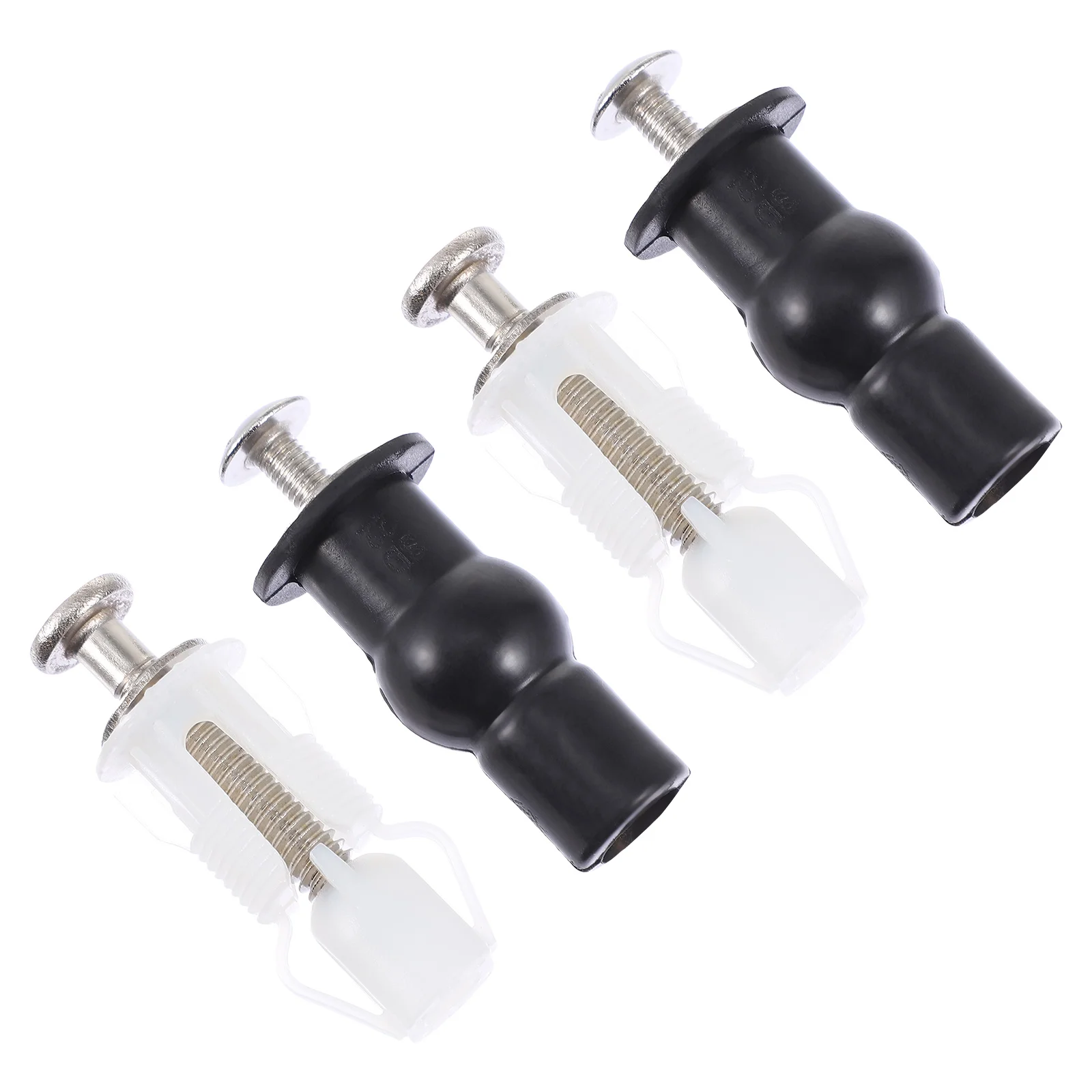

4pcs Toilet Seat Hinges Screws Bolts Toilet Seat Replacement Fixings Expanding Screws