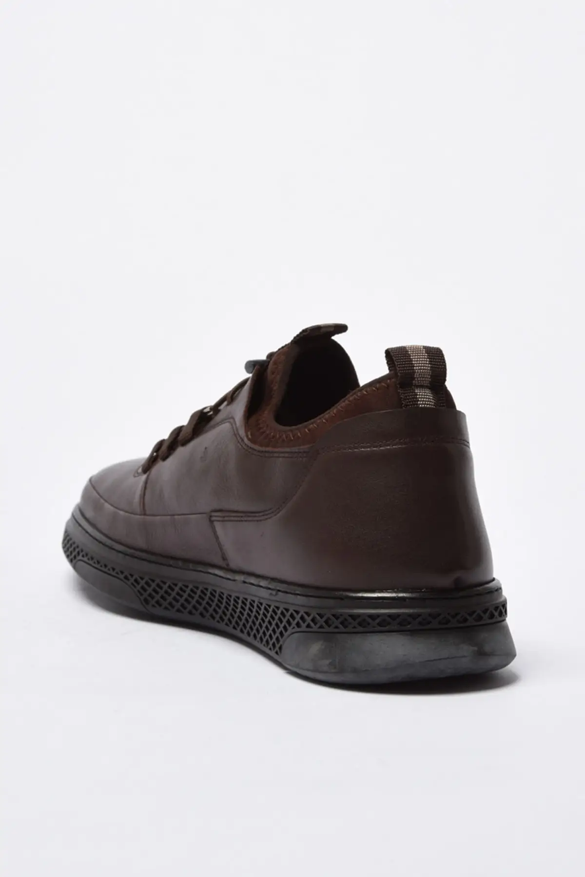 

Men Sport Footwear Genuine leather 's coffee sneaker ayha Breathable Sneakers Lightweight Trainers Vulcanize Shoes Comfort Cool