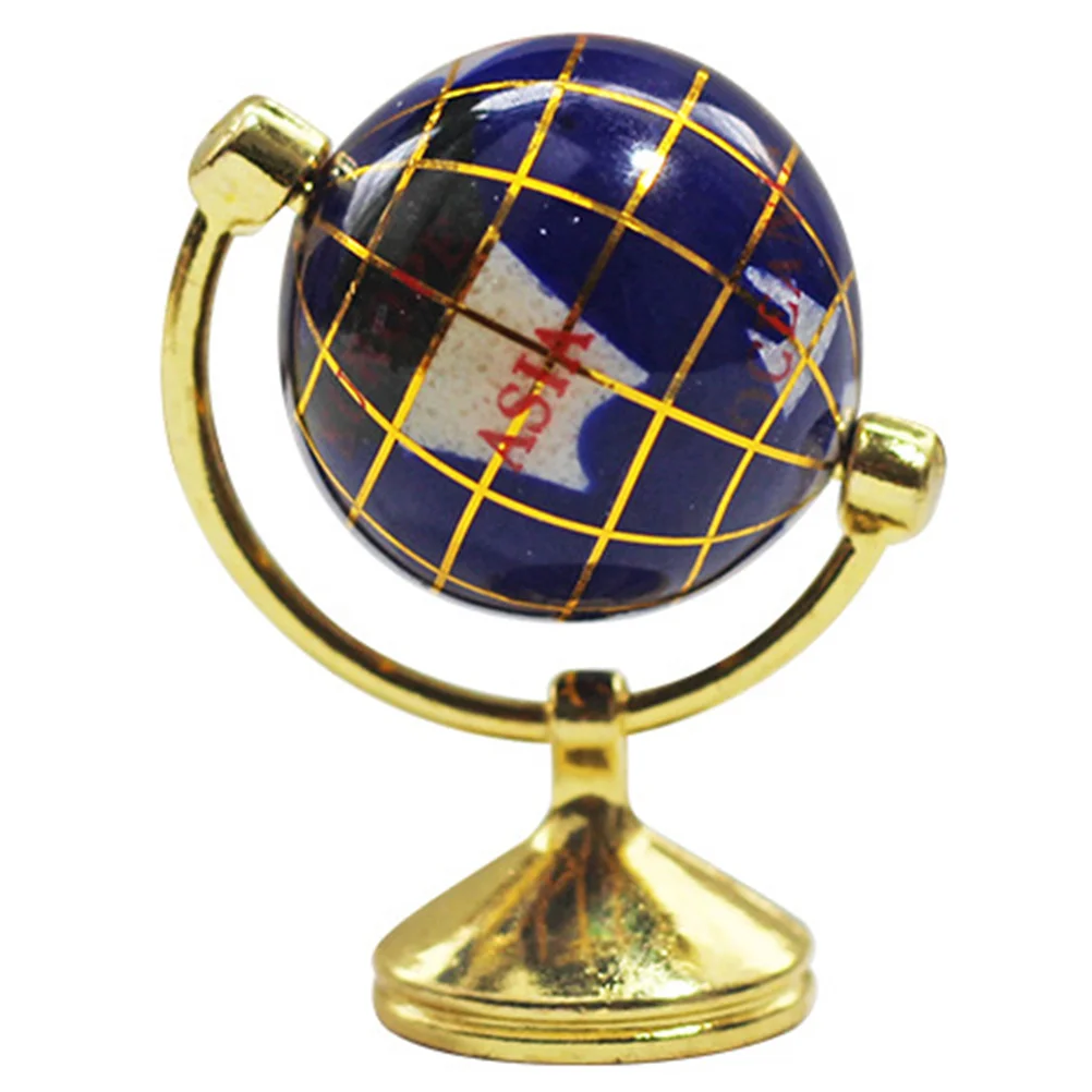 

Globe Mini World Model Miniature Decor House Earth Cute Home Educational Globes Desktop Photography Props Accessories Ornamental
