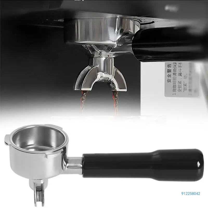 51 мм Кофе Portafilter Ручка фильтра с двойным носиком для эспрессо-машины Прямая