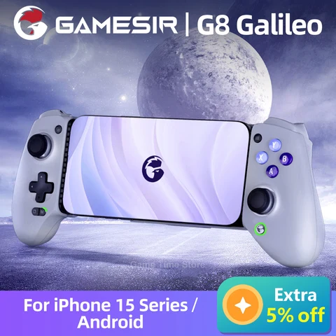 Геймпад GameSir G8 Galileo Type C, игровой контроллер с эффектом зала, джойстик для iPhone 15, Android, PS, удаленная игра в облако - изображение