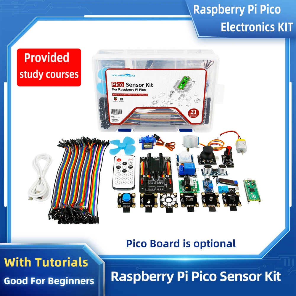 

Обучающий набор для Raspberry Pi Pico STEM, с датчиком