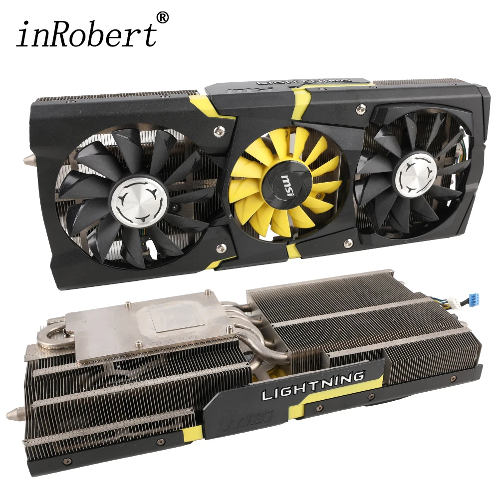 Радиатор для видеокарты MSI R9 290 LIGHTNING GTX780 RADEON, радиатор для игровой видеокарты с охлаждающим вентилятором 87 мм
