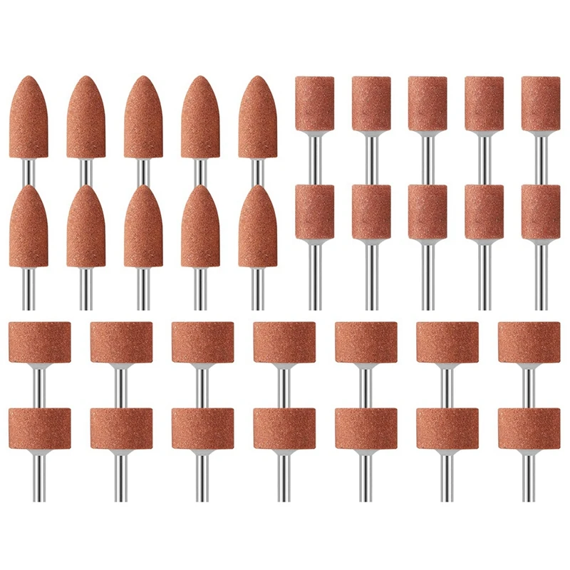 

42 Pcs Sanding Drill Bit, With 1/8Inch Shank, Abrasive Mounted For Grinding Stones Polishing