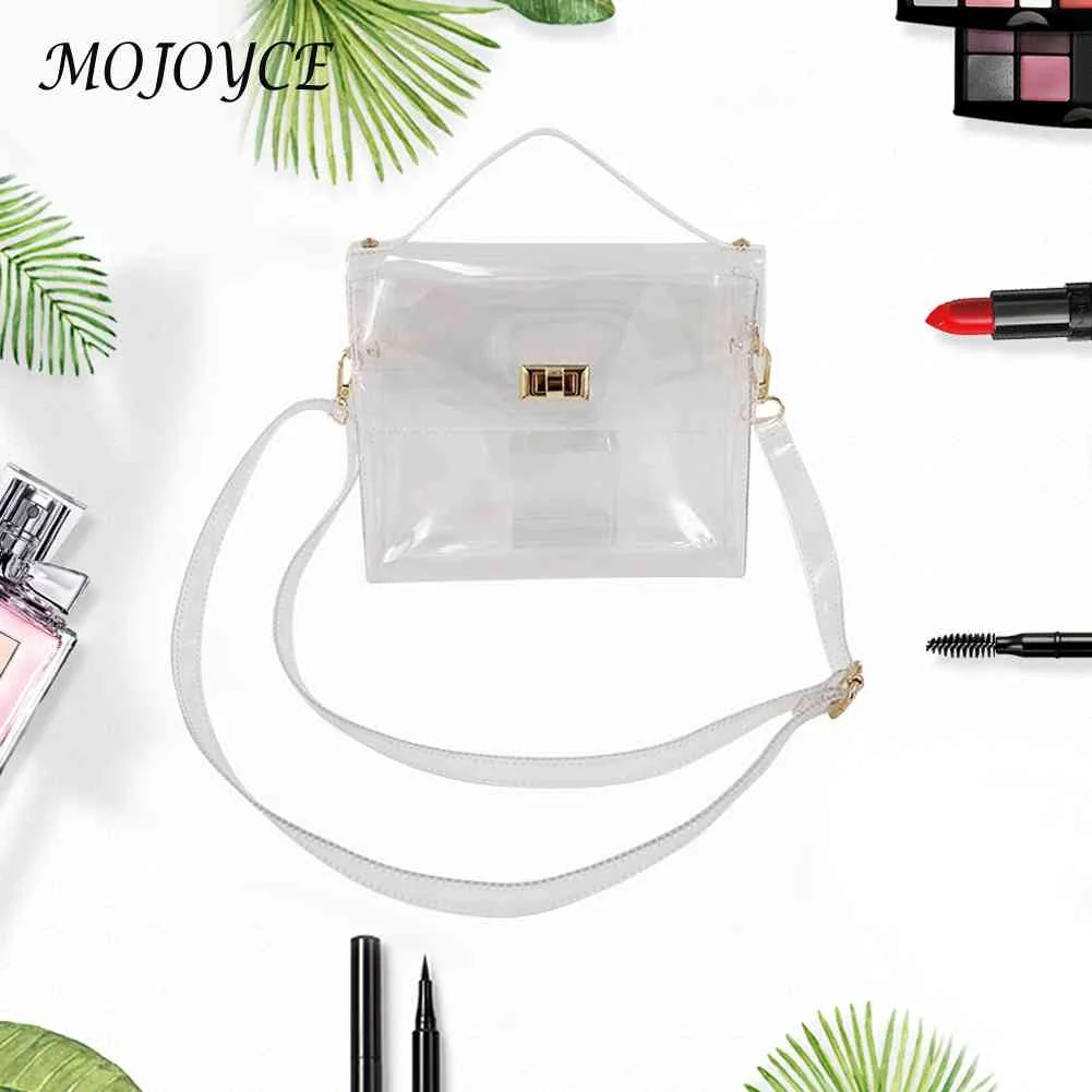 

PVC Clear Jelly Women Crossbody Shoulder Bag Handbag Small Phone Holder Purse for Ladies Women Outdoor Shopping