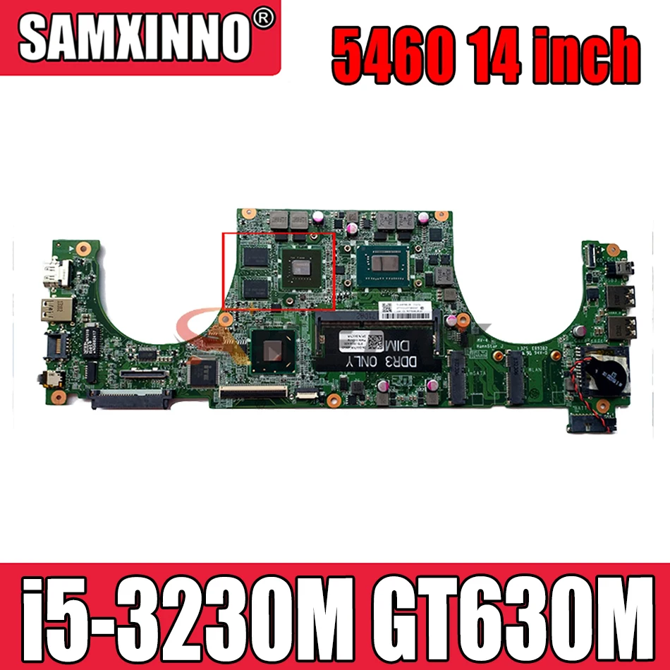 

Akemy 0XX7YR 0XX7YR XX7YR DA0JW8MB6F0 для Dell Vostro 5460, 14-дюймовая материнская плата для ноутбука, модель GT630M, протестирована