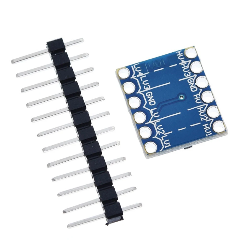 

5Pcs 4 Channel IIC I2C Logic Level Converter Bi-Directional Module for (Pack of 5 PCS) With Pins
