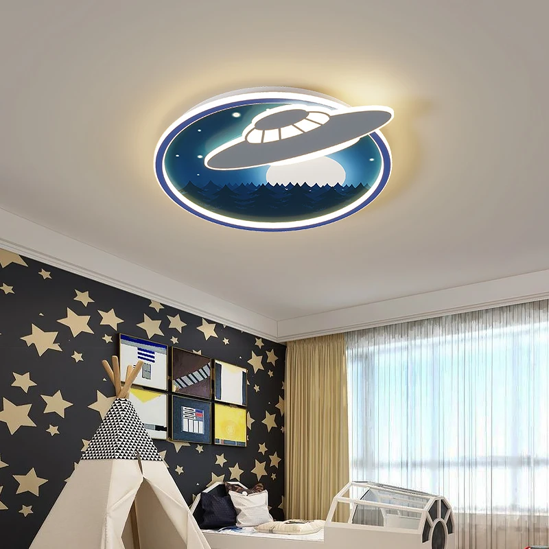 

Modern LED Ceiling Light For Kids Room round acrylic Dimmable Creativity Children's Bedroom study Boy Girl Ceiling Lamp Fixtures