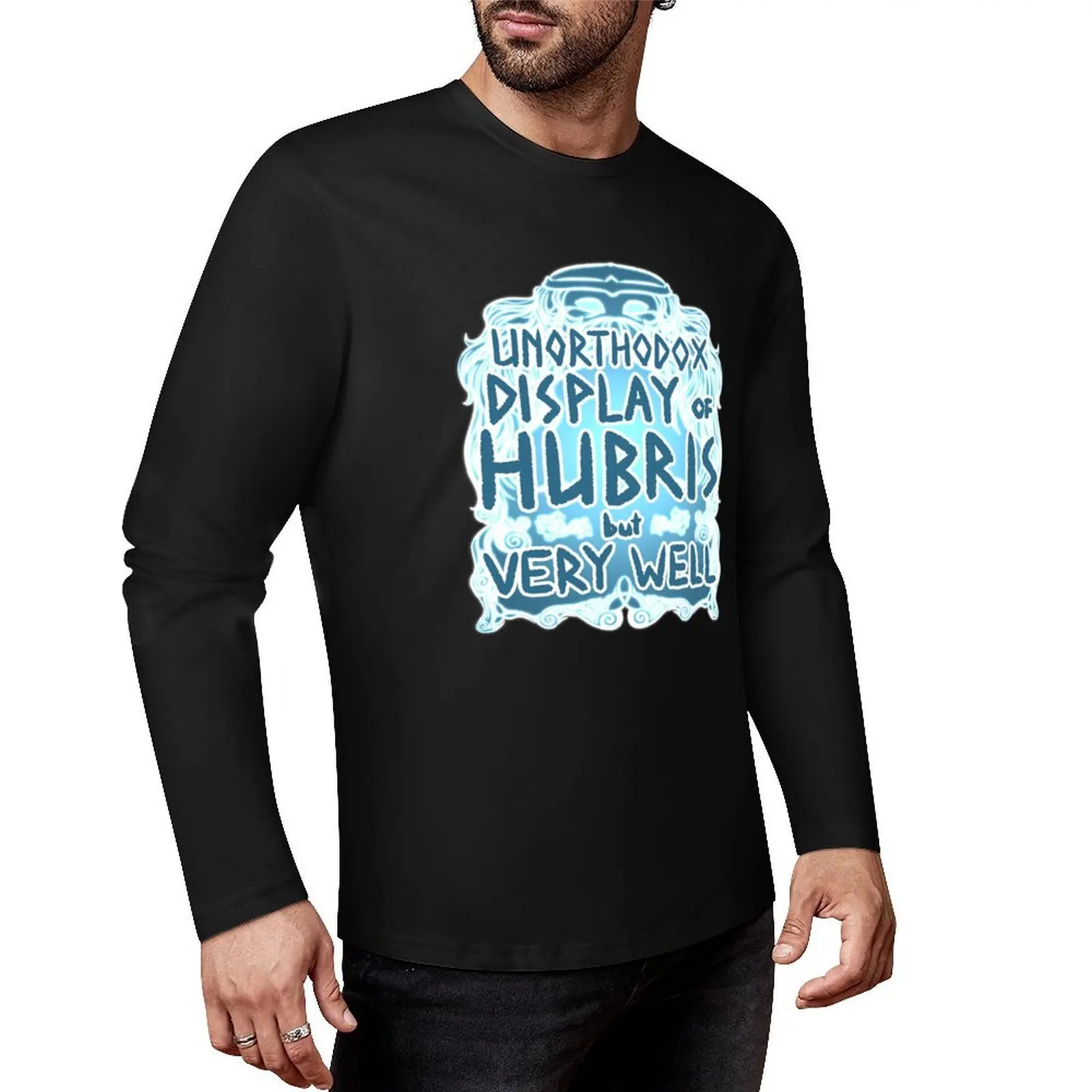 Длинная футболка Hubris быстросохнущая рубашка черные футболки спортивные для