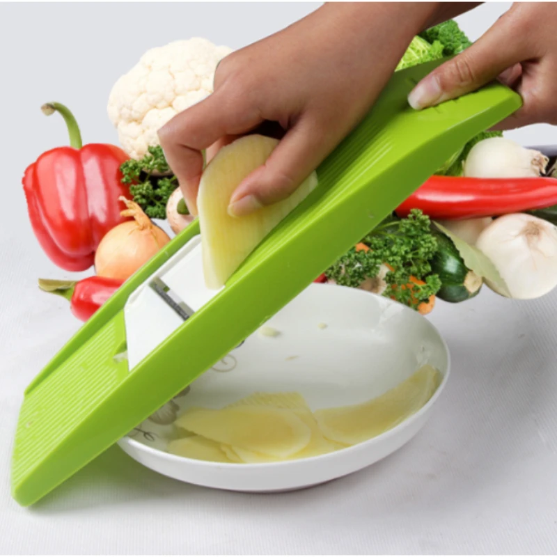 

Stainless Steel Vegetable Slicer 3 Blade Vegetables Fruits Cutter Potato Carrot Kitchen Gadgets Kitchen Vegetables Fruit Tools