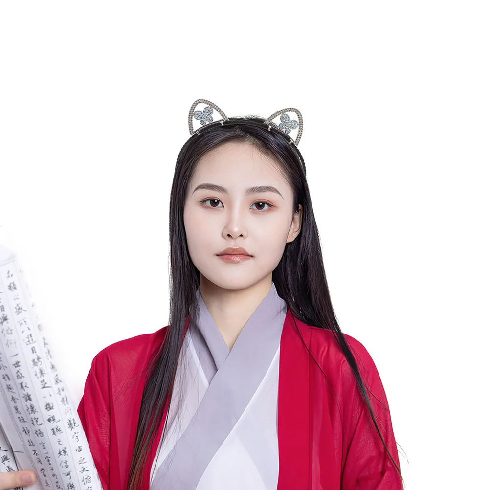 3 шт. повязка на голову с лисьими ушками повязки кошачьими одежда для котенка