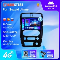 android 10 car radio for suzuki jimny 2007 2012 multimedia player audio stereo 2din navigation gps carplay auto
