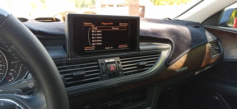 Автомагнитола на Android с вертикальным экраном и GPS-навигацией для audi a7 2011