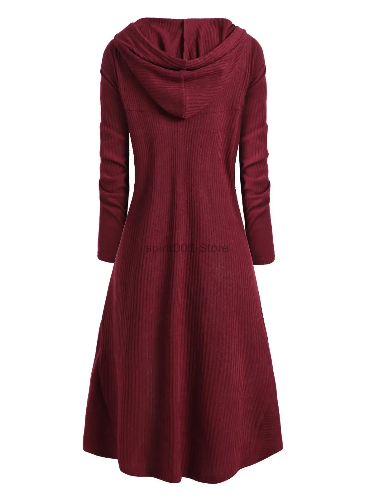 Туника ведьмы для косплея халат с капюшоном плащ рыцарь готический женский