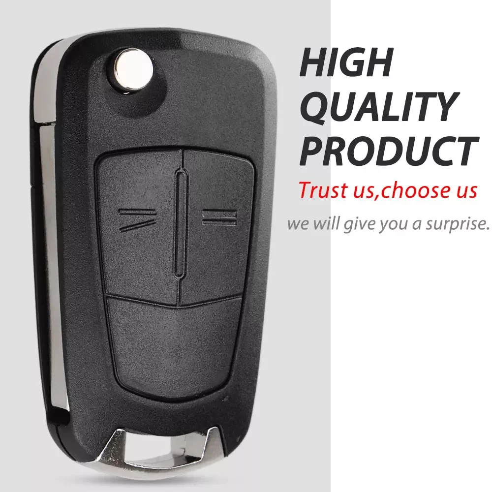 

Car Folding Key Cover Housing 2 Buttons Accessory Automobile Key Case Fit For Vauxhall Opel Astra H Corsa D Vehicle