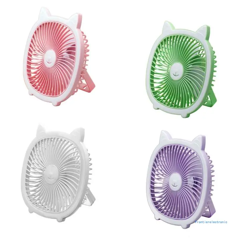 

USB Fan Rechargeable Desktop Air Cooler Mini Quiet Hanging Ceiling Fans DropShipping