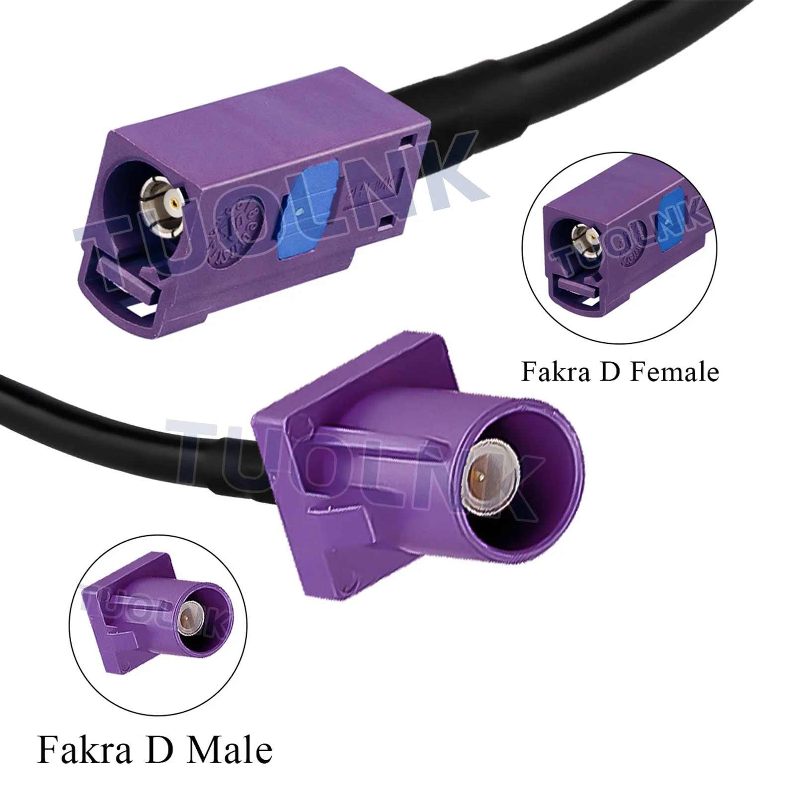 Кабель Fakra D RG174