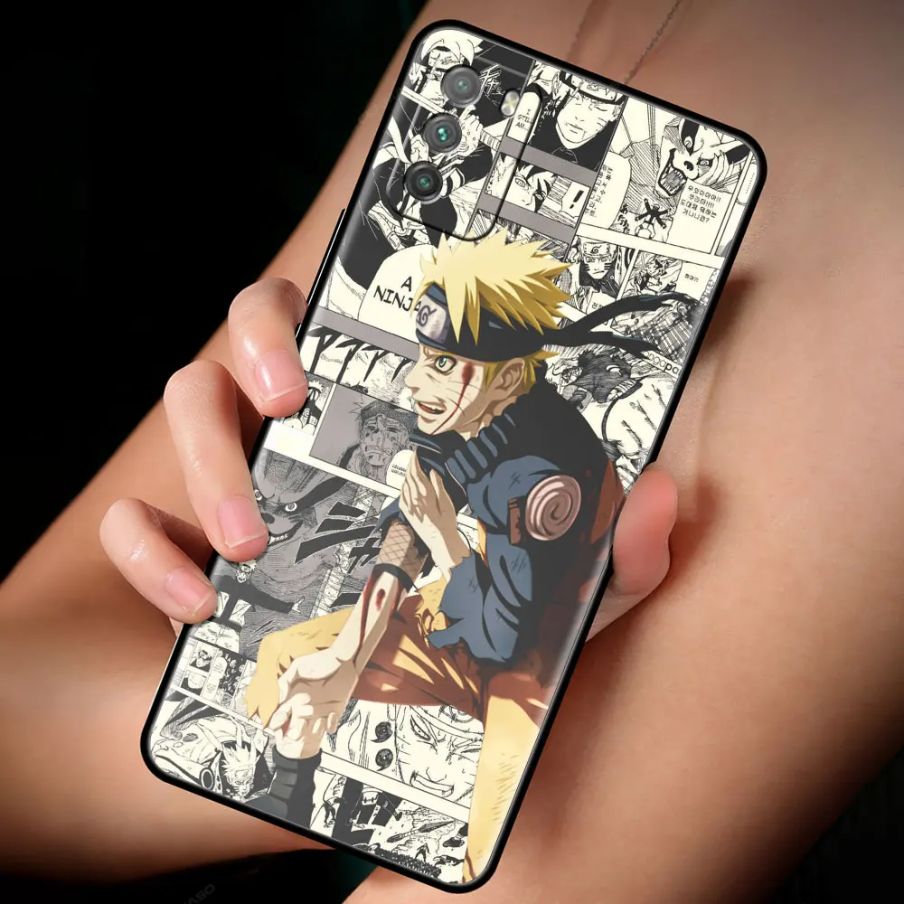funda case for xiaomi mi poco x3 pro x4 nfc f3 gt m3 m4 f4 f1 11 lite 5g ne 11t 10t 9t soft phone cover naruto hot comics shell free global shipping
