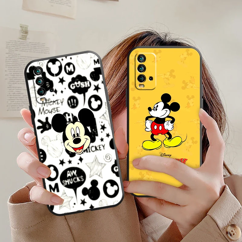 

DISNEY Mickey Mouse Phone Case For Xiaomi Redmi 7S 7 7A Note 7 Pro Unisex Funda Soft Coque Protective ShockProof Shell TPU Back