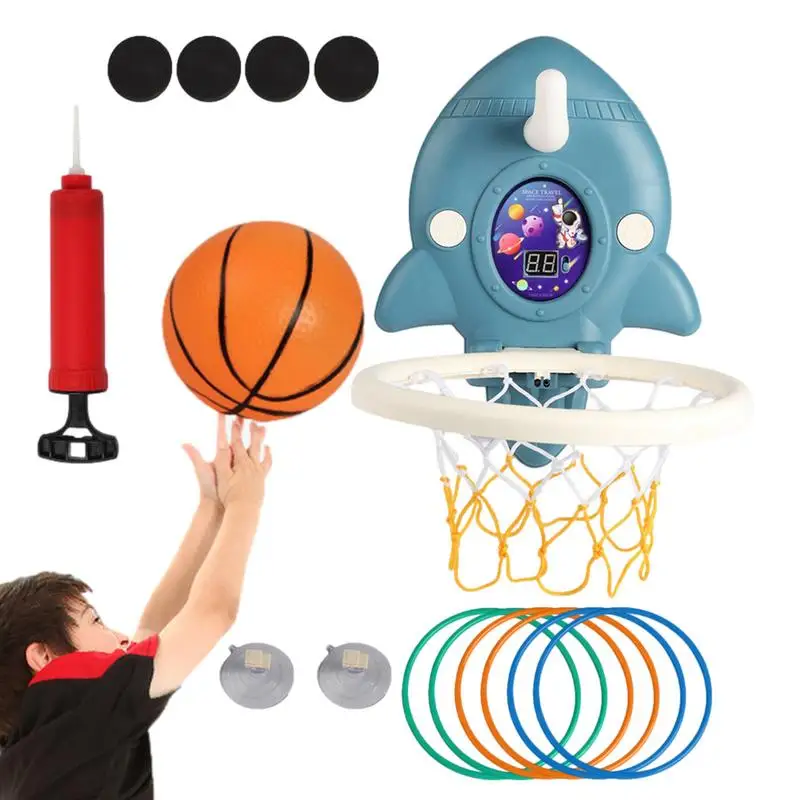 

Children Basketball Playing Set Fun Intelligent Counting Basketball Hoop Easy To Play Sports Training Toy For Kids Boys And