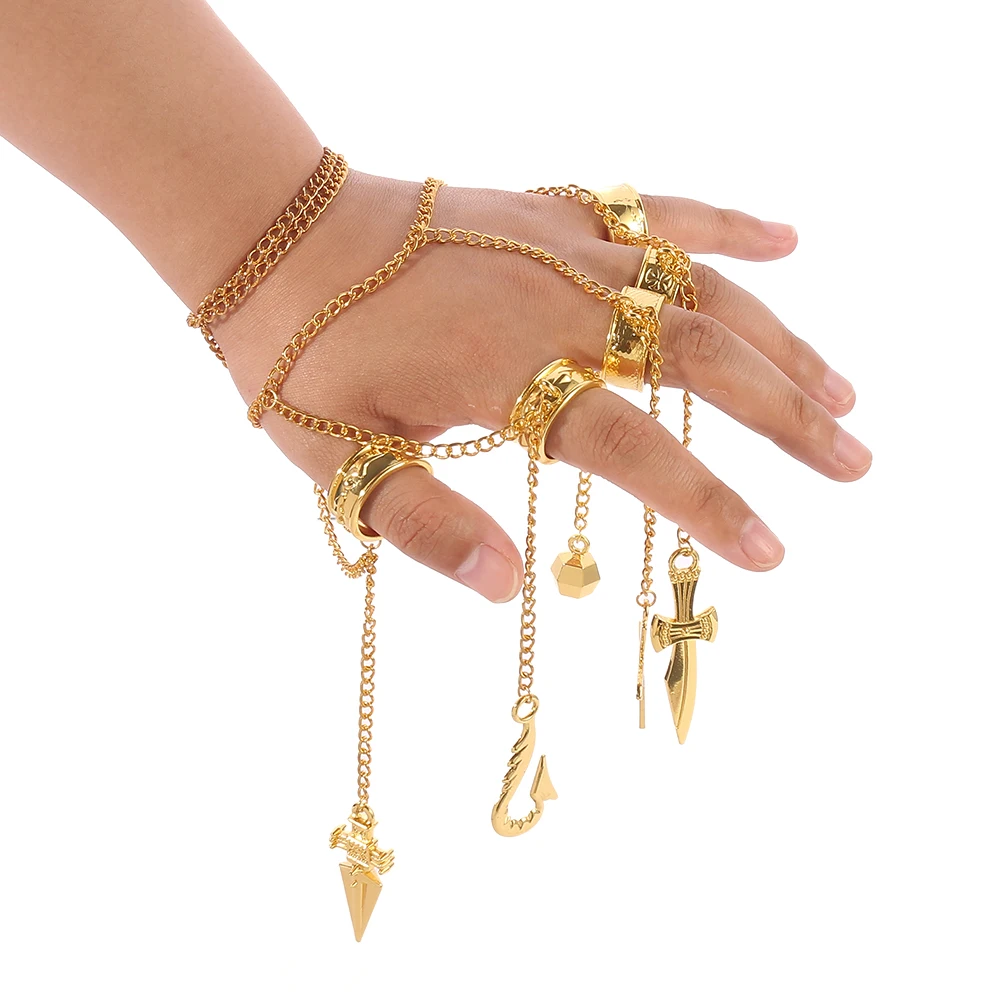 Модный мультяшный Охотник X Hunter Kurapika реквизит для костюма косплея металлическое