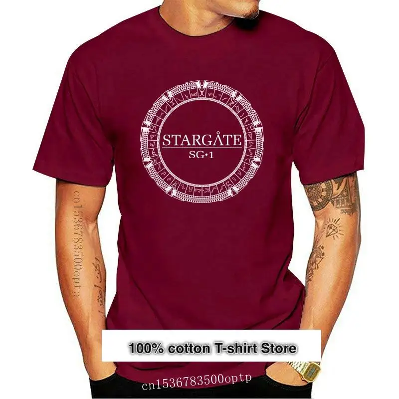 Camiseta de anillo de Sg-1 Stargate para hombre y mujer, camiseta con diseño de moda, regalos de Navidad, 2021
