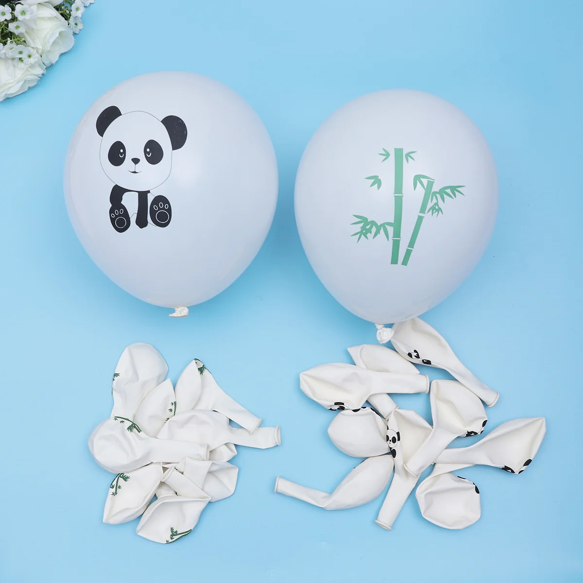 

20pcs 12inch Panda Bamboo Latex Balloons Decoration Balloons Party Supplies for Birthday Wedding Baby Shower Gathering Festival