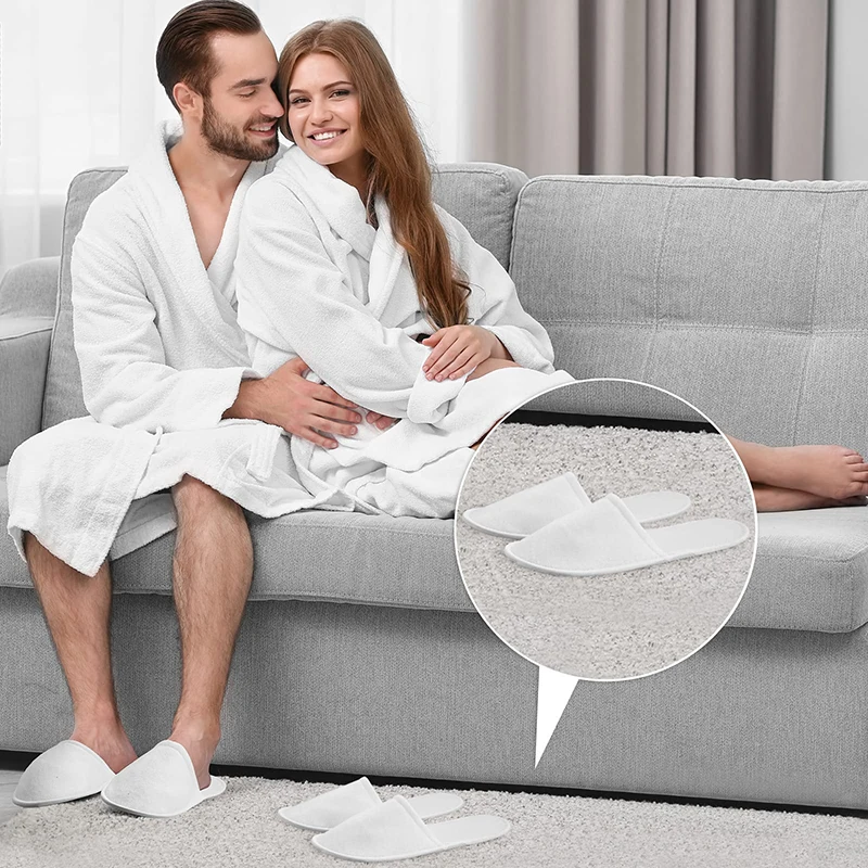 Одноразовые Тапочки для гостей комплекты принадлежностей отеля Нескользящие