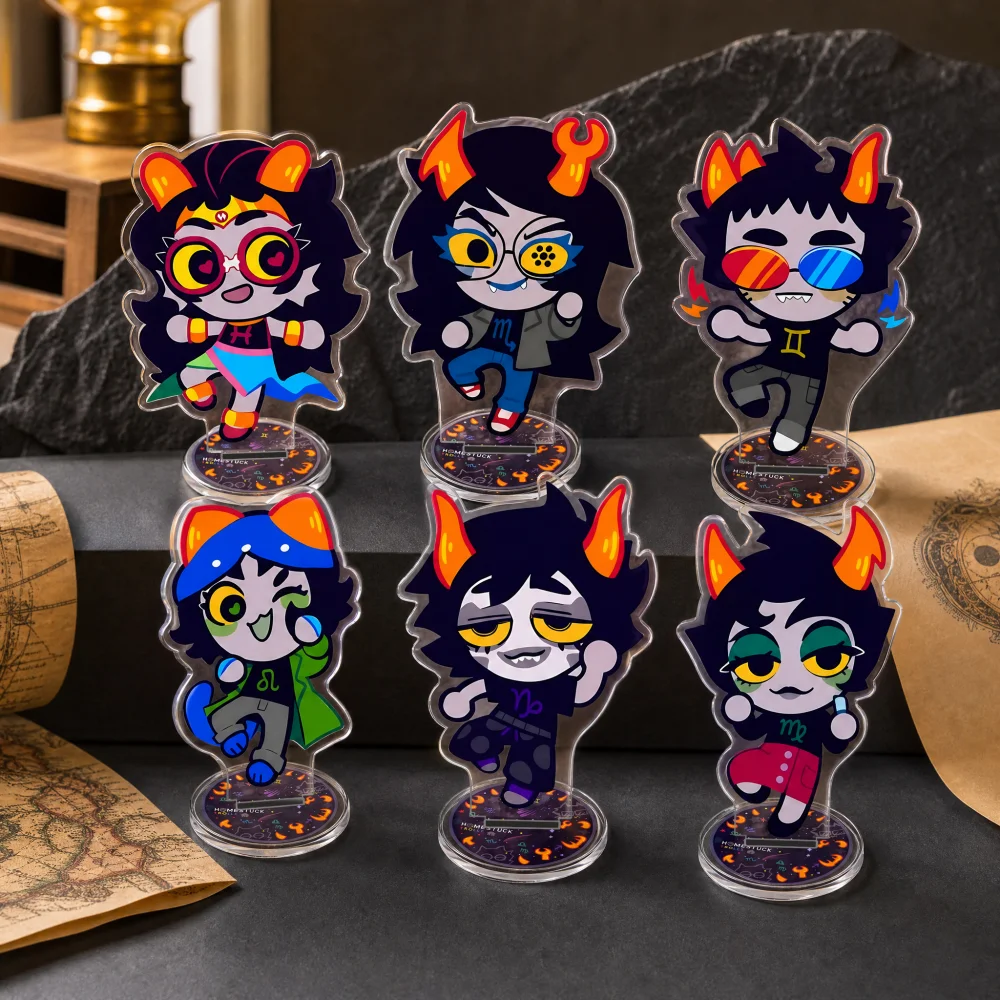 Фото Брелок-подставка из акрила 10 см по игре Homestuck: Каркат, Вантас, Терези, Пироп, Вриска, Серкет, Гамзее, Макара, Каная. Декор для стола, подарок для фанатов. №1