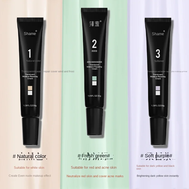 

ZHENXIU Isolation Cream Repairs The Face Translucent And Supple Texture Is Light Not Sticky Powder Good Concealer Effect