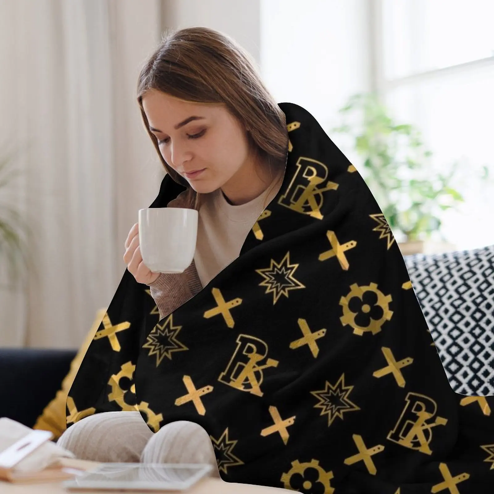 krbk_viton _черное одеяло теплое зимнее свободное одеяла