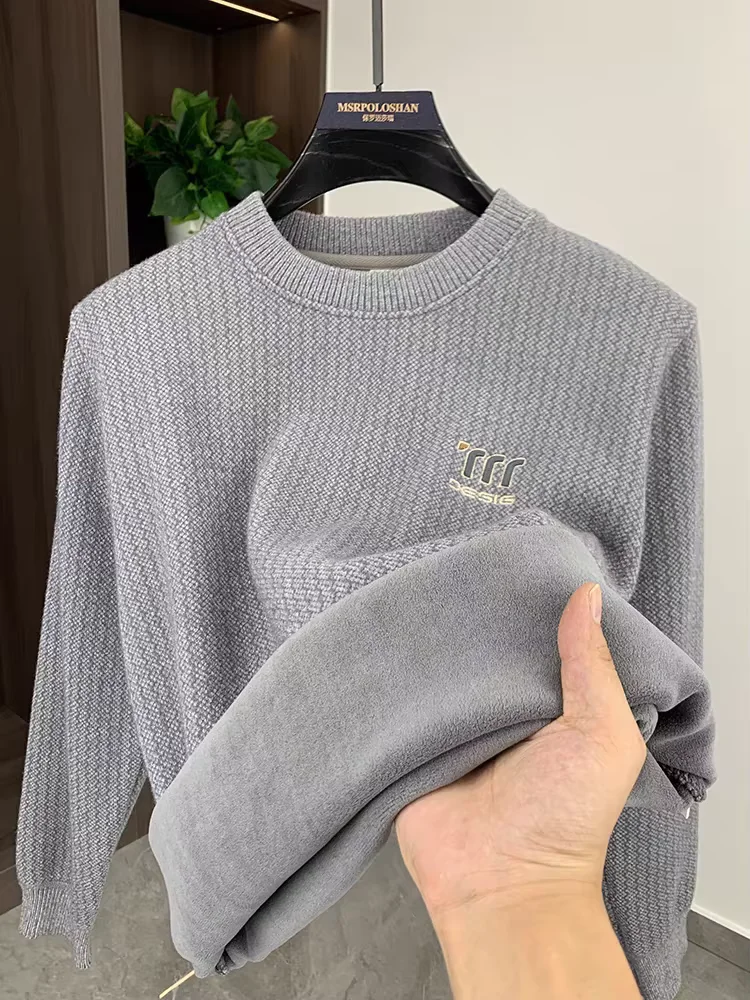  Высококачественный мужской свитер трикотажный осенняя и зимняя мода новая