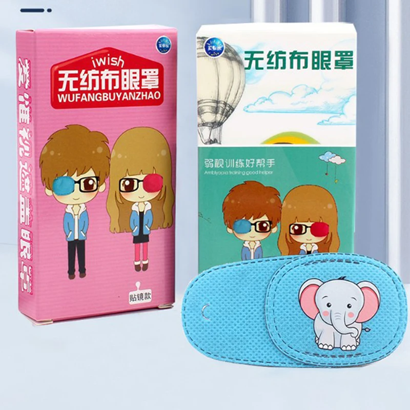 

6pcs Children Kids Child Occlusion Medical Lazy Eye Patch Eyeshade Vision Care