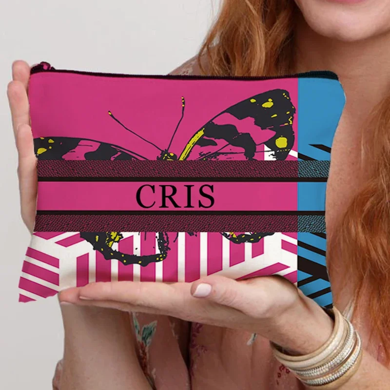 Холщовая косметичка с именем