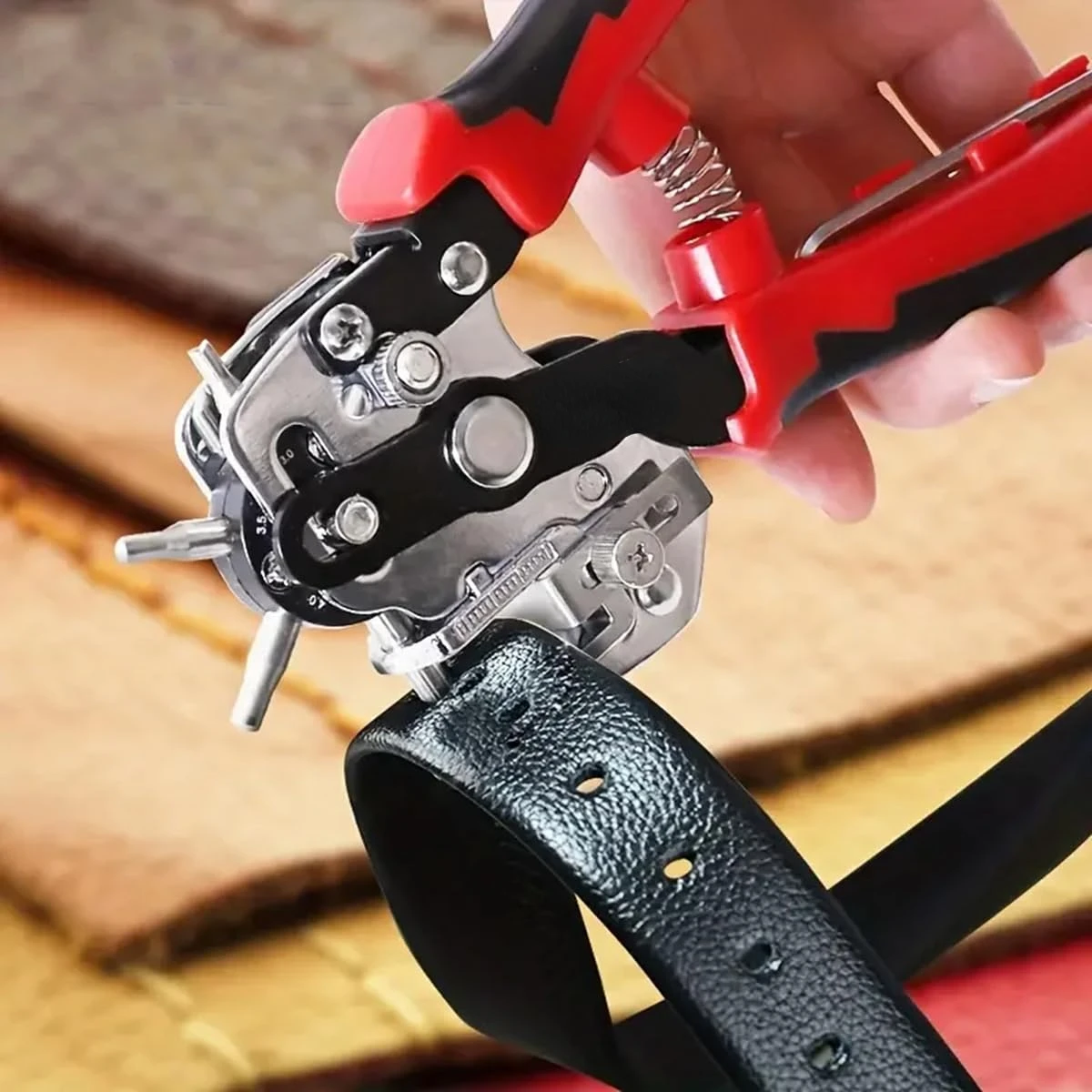 6-люстковый дырокол инструмент сделай сам ремешок для часов бытовой кожаный