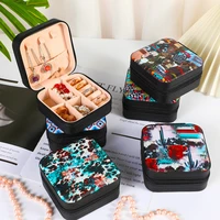 jewelry box organizer flannelette pendant case necklace ring storage case personalized exquisite gift container