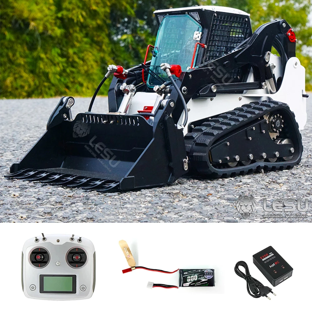 AOUE LT5 1/14 LESU колесный погрузчик Bobcat модель строительной техники гидравлическая