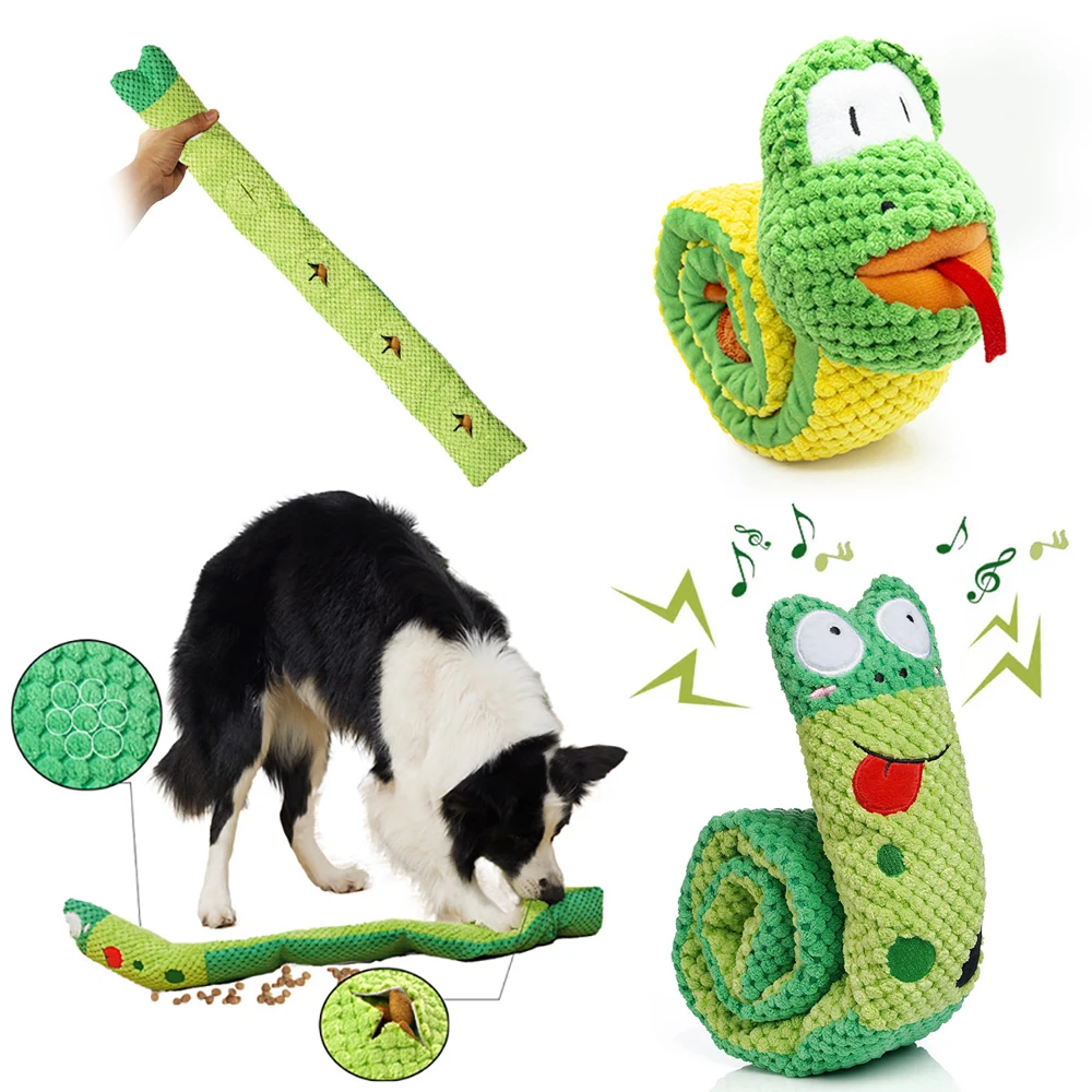 

Dog Puzzle Toys Squeaky Plush Snuffle Dog Toy Game Training Foraging Molar Puppy Toy For Small Medium Large Dogs Pet Accessories