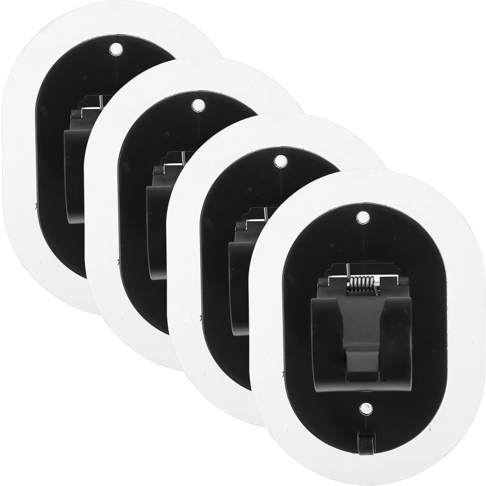 4 шт. зажимы для карнизов держатели без сверления крючки душа вешалка одежды