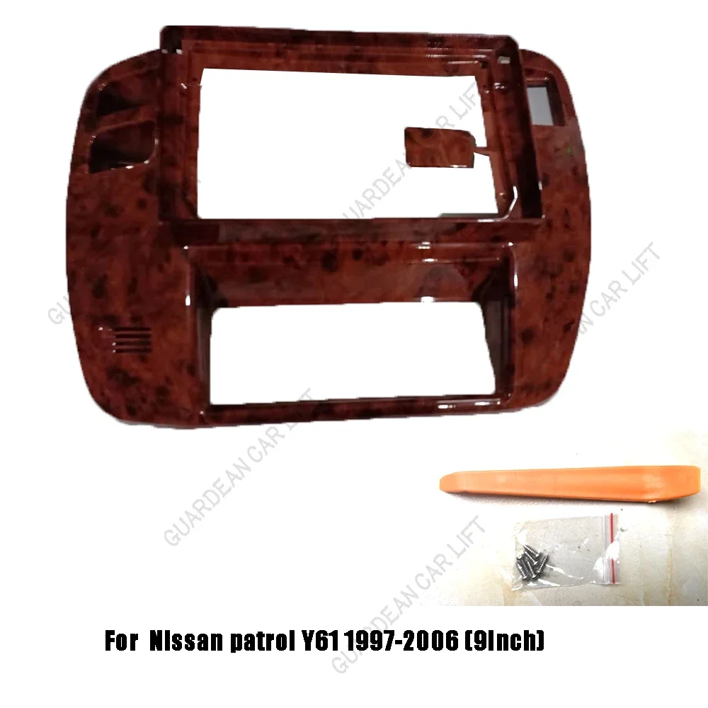 

9-дюймовый автомобильный радиоприемник для Nissan Patrol Y61 1997-2006 Android GPS MP5 стереоплеер 2 Din головное устройство панель установка рамы приборной панели