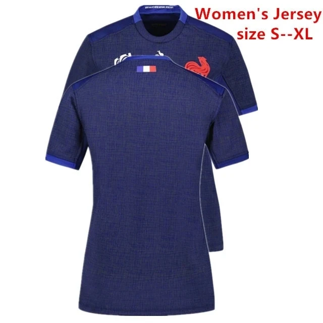 

2023 France Domicile Bleu Women's Rugby Home Jersey size S--XL