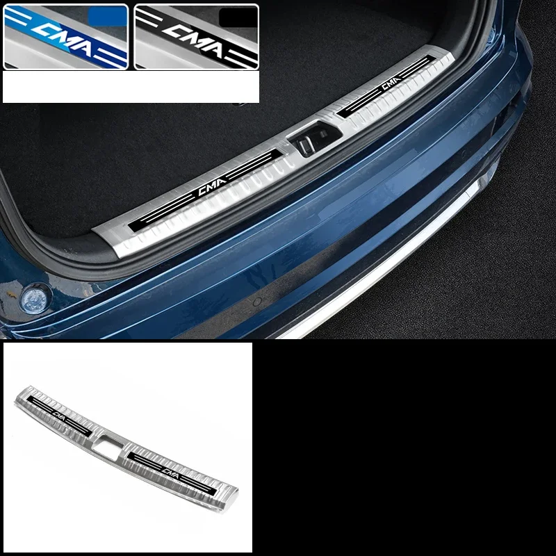 

Для Geely Monjaro KX11 2022-2024 Grand Koleos автомобильная защита заднего бампера из нержавеющей стали, защита багажника, аксессуары для протектора