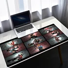 Игровой коврик для мыши Team Fortress 2, большой мультяшный Настольный коврик для ноутбука и ПК, нескользящий, с клавиатурой в стиле аниме