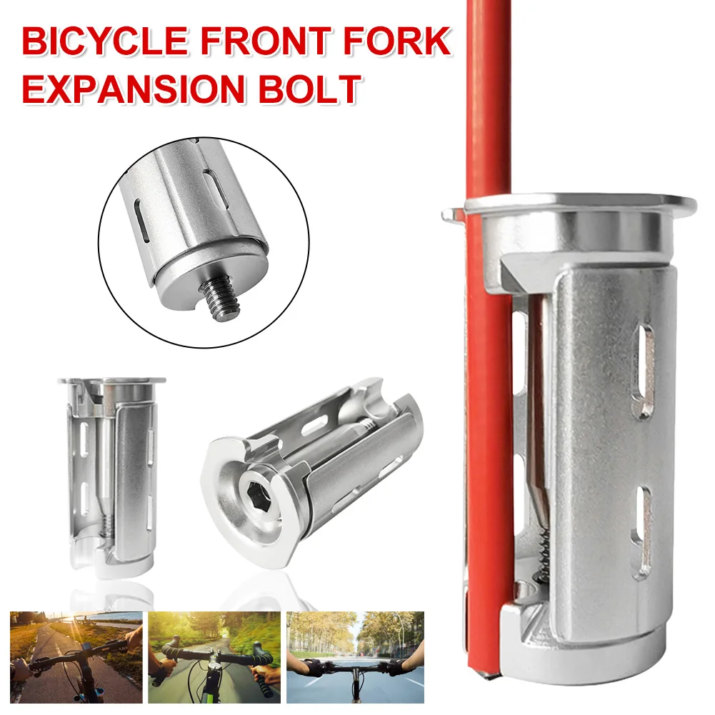 

Bicycle Headset Expander Stem Top Cap 28.6mm Fork Headset Expansion Bolt Alloy Compression Plug Front Fork Hanging Core