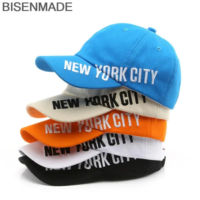 BISENMADE Baseball Cap For Women And Men 2022 Summer Visors Casual Cotton Sun Caps Fashion NEW YORK CITY Embroidery Snapback Hat