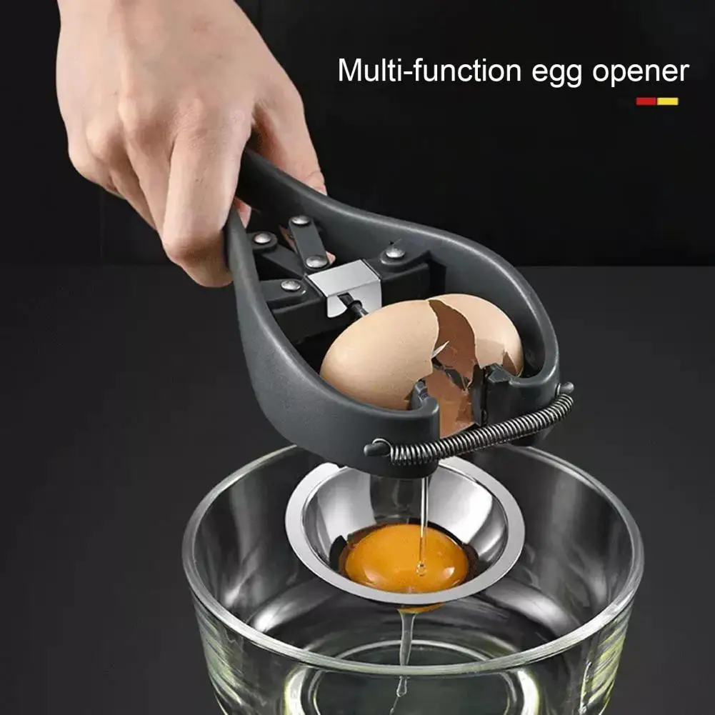

Egg Opener Detachable Filter Convenient Lightweight Kitchen Egg Scissors Egg White Separator for Home