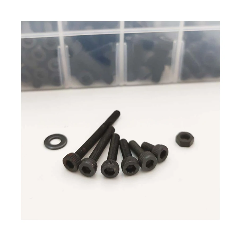 

1200pcs Waterproof Hex Screws Coated Surface Socket Bolts Nuts Set