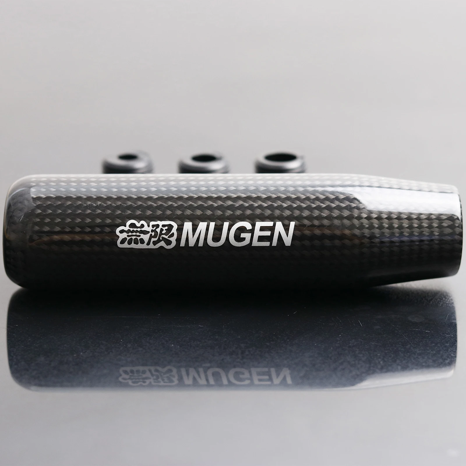 

13cm Mugen Carbon Fiber Gear Shift Knob shifter Lever Head For Honda Civic S2000 F20C FD2 fit gk5